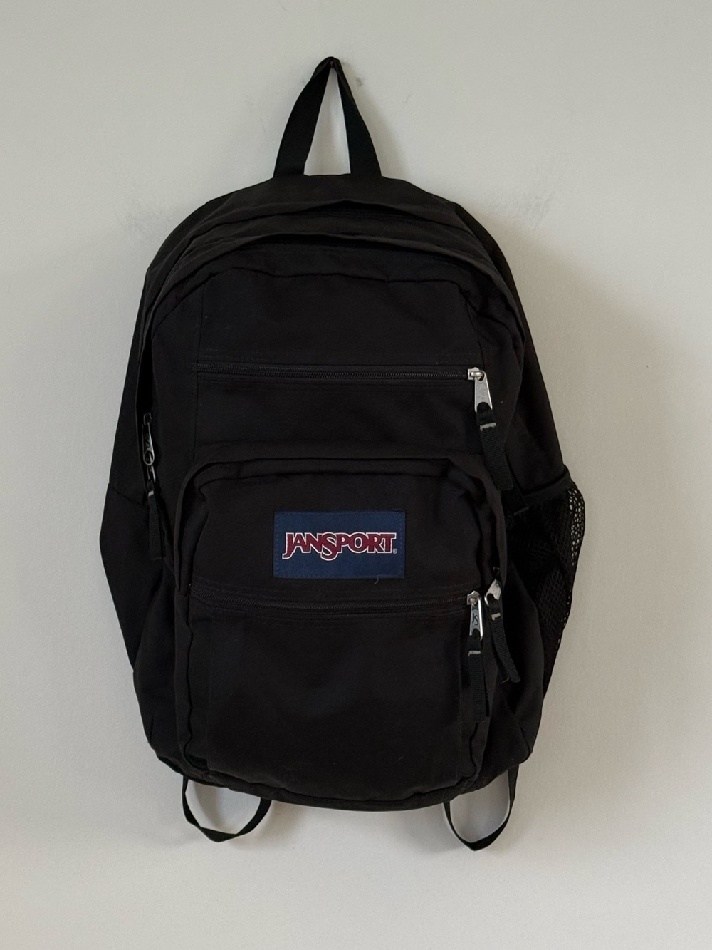 JanSport Big Student Backpack Black Extra Large School Travel Bag